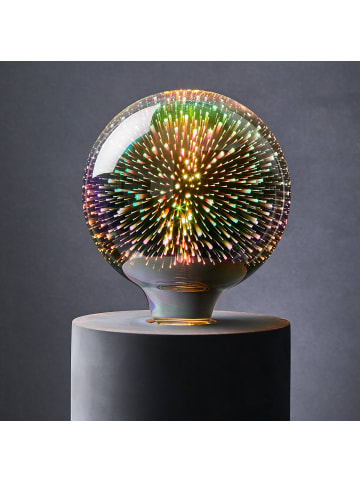 Butlers LED-Glühlampe BRIGHT LIGHT Fireworks in Multicolor