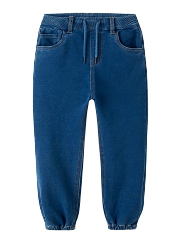 Baggy Fit Jeans in Medium Blue Denim