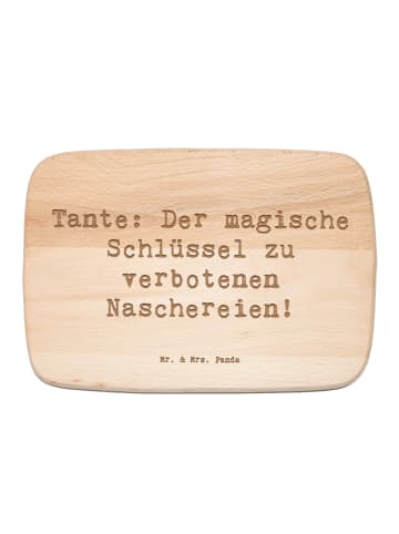 Frühstücksbrettchen Spruch Zauberhafte Tante mi... in Transparent