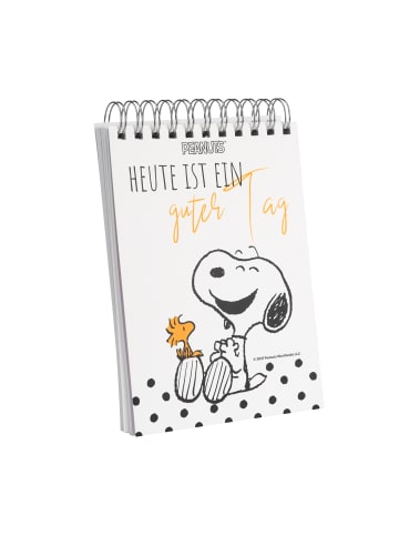 100 Blatt The Peanuts Notizblock Snoopy - Heute ist ein guter Tag in Mehrfarbig