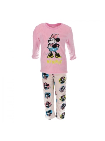 Minnie Mouse Korallen-Fleece Pyjama Schlafanzug für Kinder in Blau