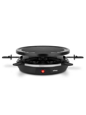 Raclette Gerät und Grill 6 Personen LUGA60 in Schwarz