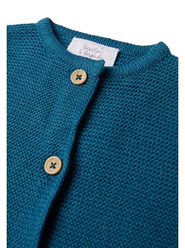 Strick-Cardigan in ocean blue