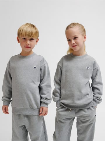 Sweatshirt Hmljr Loose Kinder in GREY MELANGE