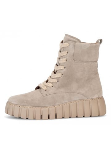 Schnürstiefel  in Beige