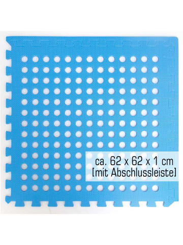 Poolmatten Green Bay 4 tlg. in blau