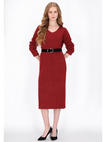 Women Dress in wine red