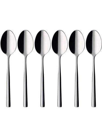 6 er-Set Piemont Kaffeelöffel in Silber