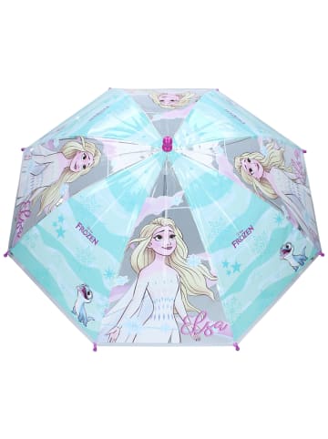 Disney Frozen II Schirm Ø 71 cm – Bunter Regenschirm für Kinder in Blau