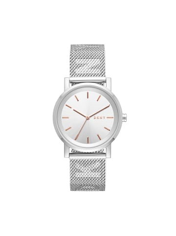 Armbanduhr The DKNY Milanaise Allrounder in silber
