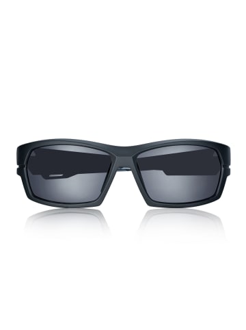 Polarisierte Sonnenbrille "Sirus" in Schwarz/Schwarz