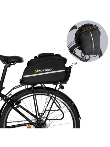 Fahrradgepäckträgertasche 35L mit Regenschutz