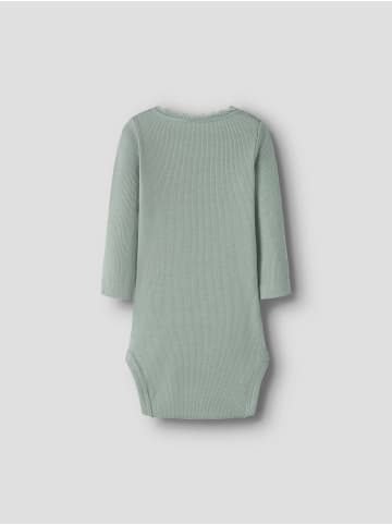 Langarmbody in slate gray