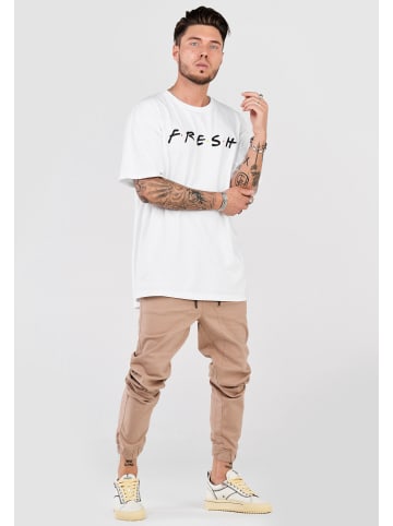 Chino-Jogger - MPNOWRA Jogger-Hose Jeanshose Stoffhose in Beige