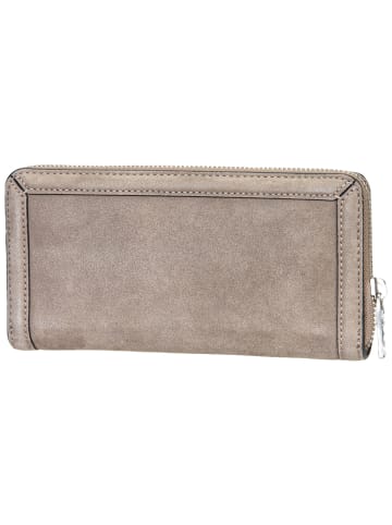 Geldbörse Gigi L Suede in Neutral Grey