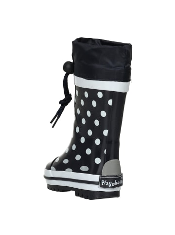 Gummistiefel Punkte in Marine