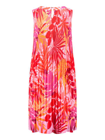 Plisseekleid ohne Arm in Red/Pink