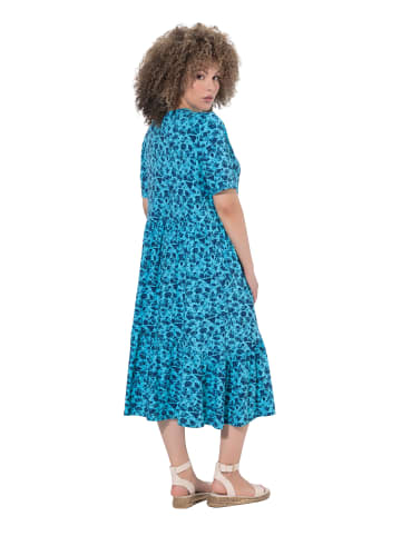 Midikleid in tiefes aqua