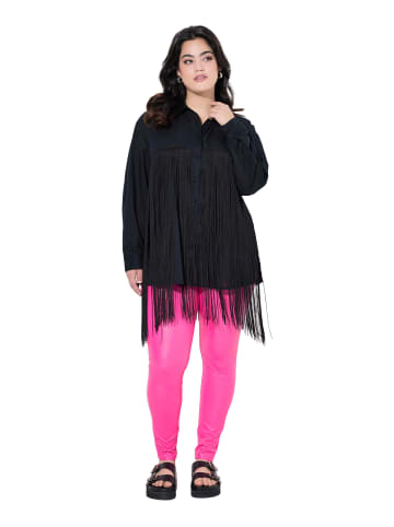Hemdbluse in schwarz