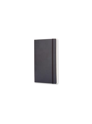 Notizbuch mit weichem Einband, 70g-Papier, Blanko "Classic" in Schwarz