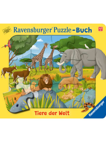 Buch - Ravensburger® Puzzle-Buch: Tiere der Welt