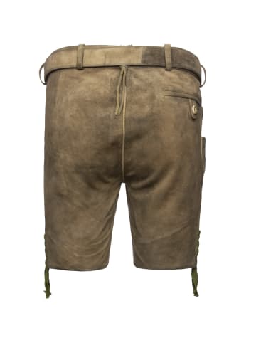 Lederhose Fendo in grau
