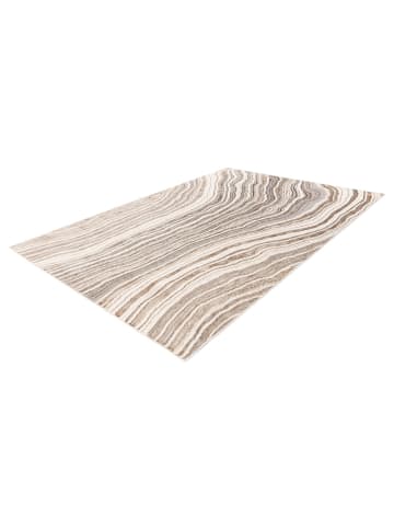 Kurzflor Teppich Carolin 225 in Silber Beige