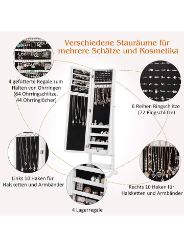 Schmuckschrank in Weiß