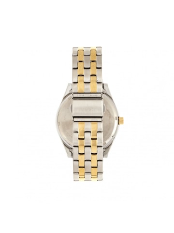 Gann Armbanduhr mit Wochentags- und Datumsanzeige in Gold/Silver