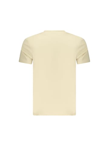 Beige Baumwolle Herren T-Shirt