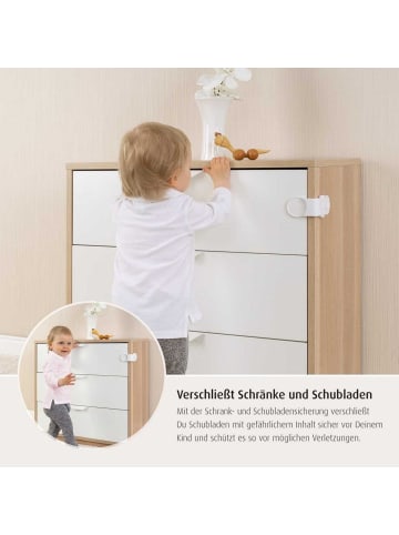 Schrank- und Schubladensicherung in Weiß ab 0 Monate