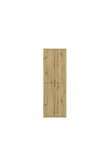 Garderobenkombination  (B/H/T: 152x193x34 cm) in Artisan Eiche Nachbildung