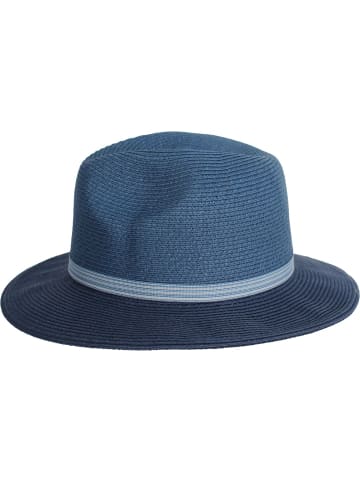 Strohhut in blau