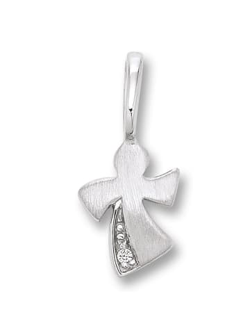 Zirkonia Engel Anhänger aus 925 Silber in silber