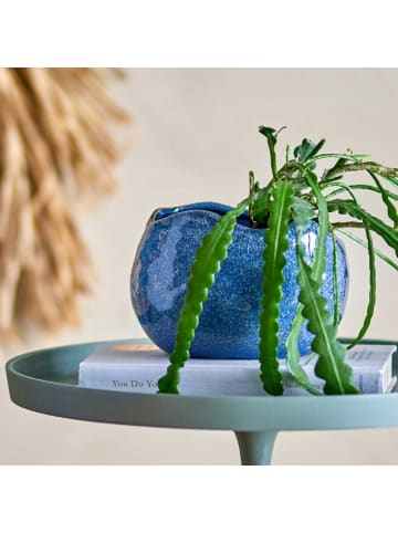 Blumentopf PENNIE Blau Keramik 16x13 cm