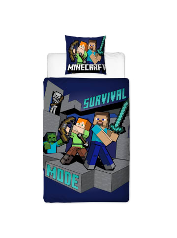 Bettwäsche- Set Minecraft in Bunt