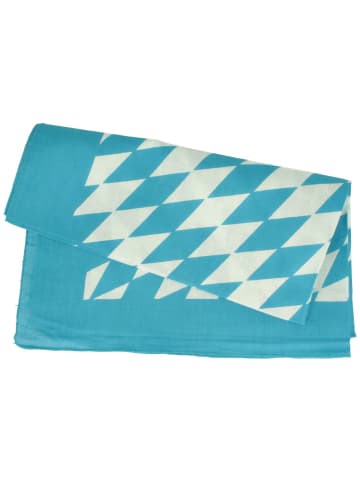 Tuch in blau