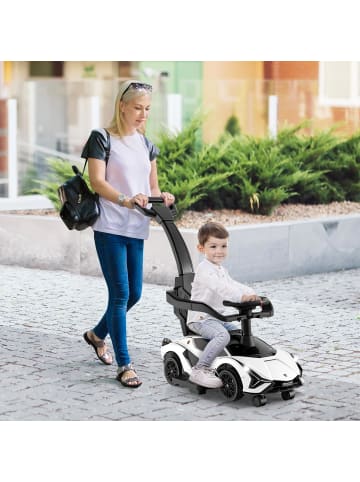 3-in-1 Lamborghini Rutschauto in Weiß