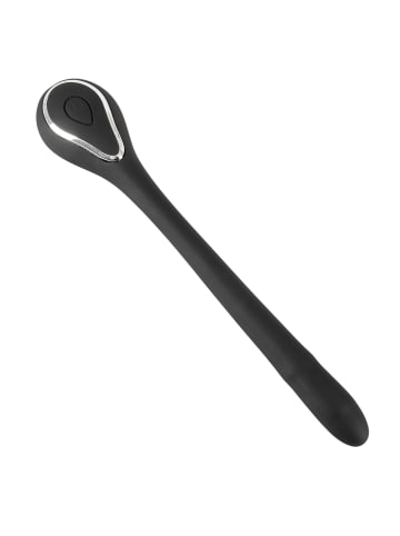 Penisplug Vibrating Bendable Dilator in schwarz