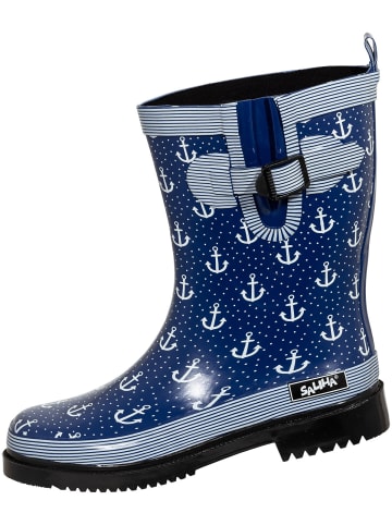Regenstiefel Marleen in dunkelblau/multi