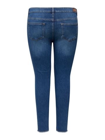 Skinny Jeans in Medium Blue Denim