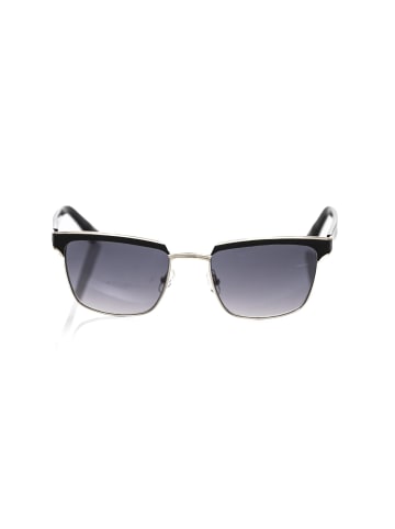 Schwarz Metallic Faser Herren Sonnenbrille
