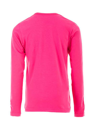 Longsleeve mit dezenter Raffung WKS1 in pink