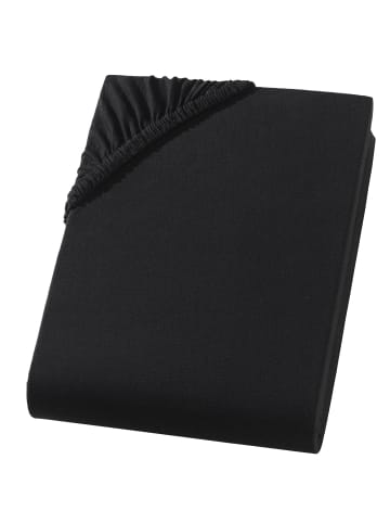 Jersey Spannbettlaken in Schwarz