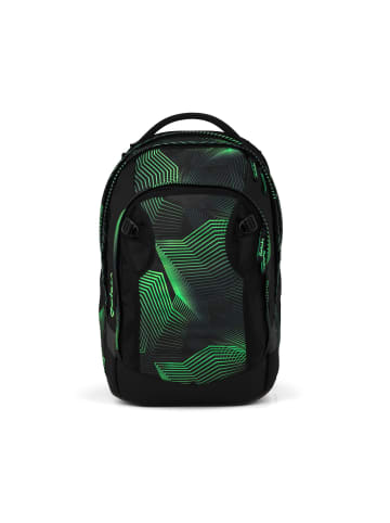 Satch match plus Schulrucksack Seismic Green