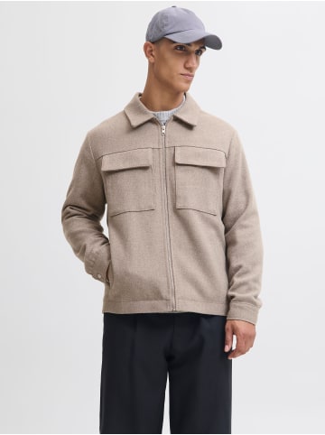 Jacke in Greige