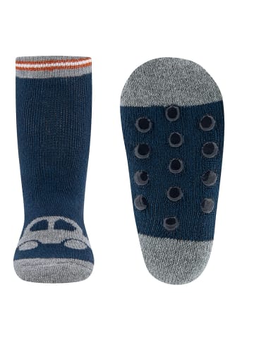 Stoppersocken ABS Auto allover/Auto/Tiger in blau