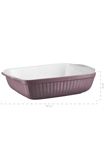 Auflaufform-Set, Keramik KITCHEN TIME in Berry