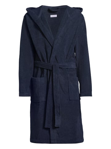 Morgenmantel Basic in Nightblue