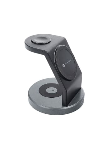 Wireless drahtloses Ladegerät 3in1 15W Solid Mag Charger in Schwarz